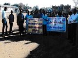 Awareness Rally on Voter's Registration by N S S Volunteers of Shivaji Mahavidyalaya, Gadchiroli
